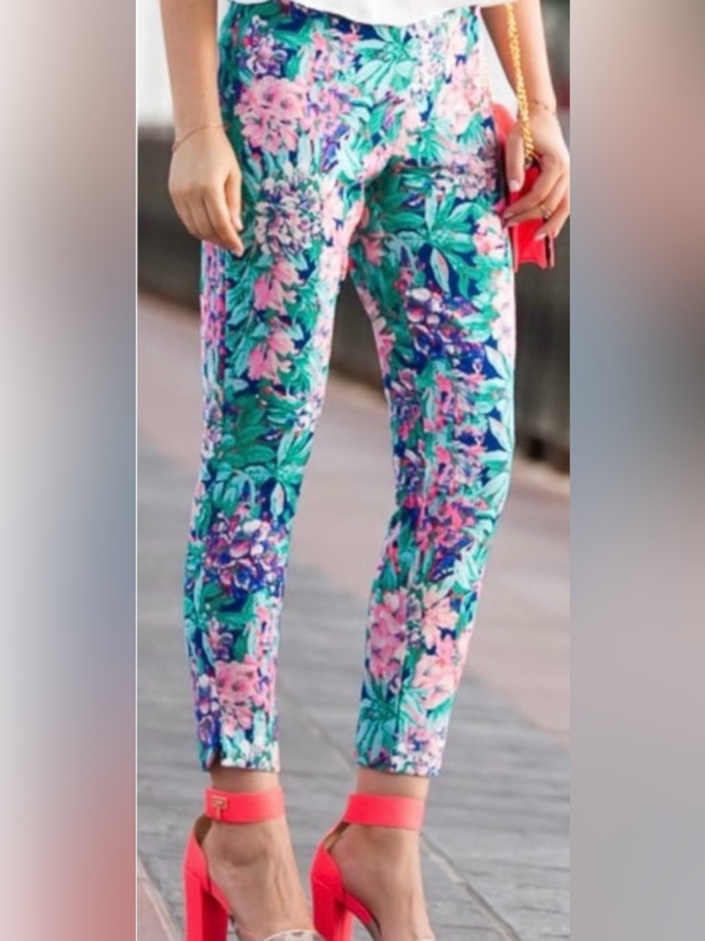ZARA | Bright Tropical Floral Print Pants Women's Sz. XS
Hawaiian‎ Resortwear